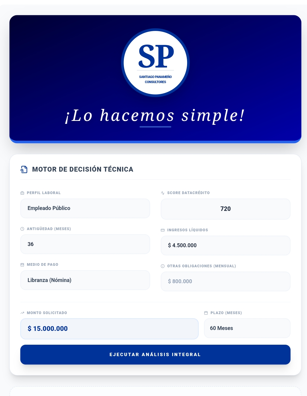 Como prestar en el Sector Solidario: De una 📷 «foto» al Paisaje completo.