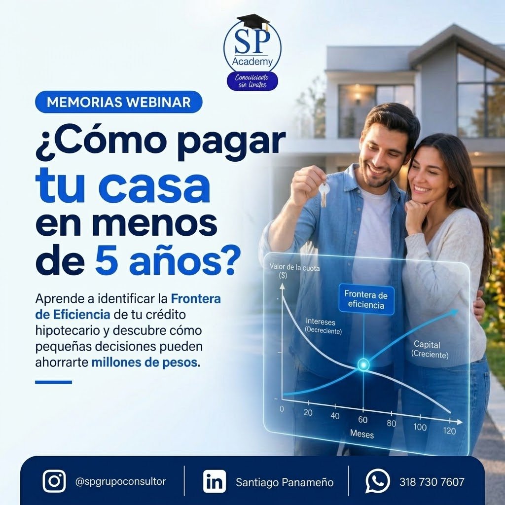 Memorias Webinar Como pagar tu vivienda en 5años o menos 🏠